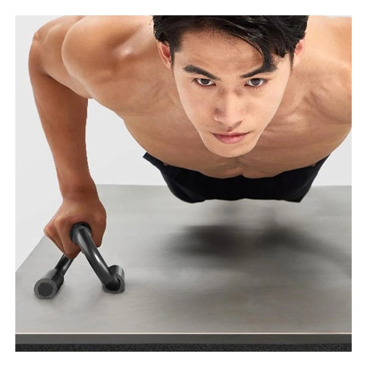 PACK2 IMPLEMENTO PARA FLEXIONES EN FORMA DE S GRIS ERGONOMICO - 2