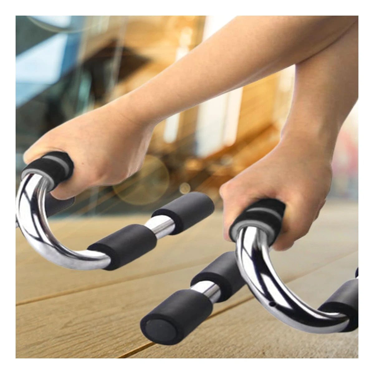 PACK2 IMPLEMENTO PARA FLEXIONES EN FORMA DE S GRIS ERGONOMICO - 3