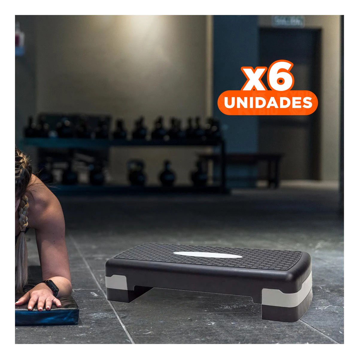 PACK6 EQUIPO DEPORTIVO PLOMO CON 2 ALTURAS PARA ENTRENAMIENTO Y+REGALO STICKER - 1