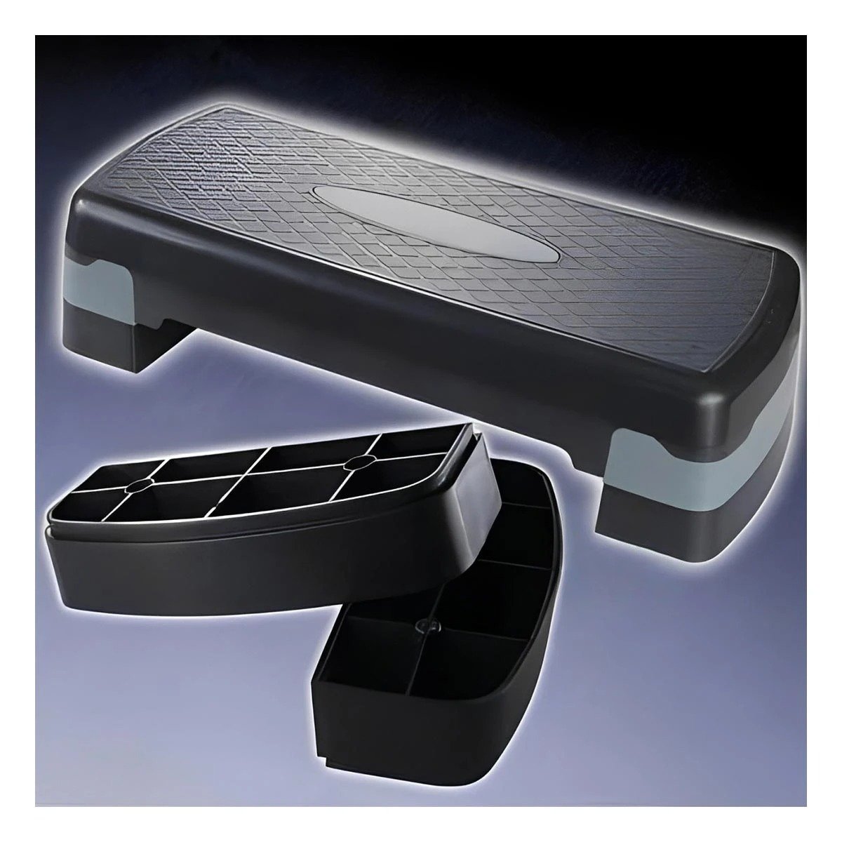BASE FITNESS AJUSTABLE PLOMO PARA RUTINAS DE CARDIO Y+REGALO STICKER - 5