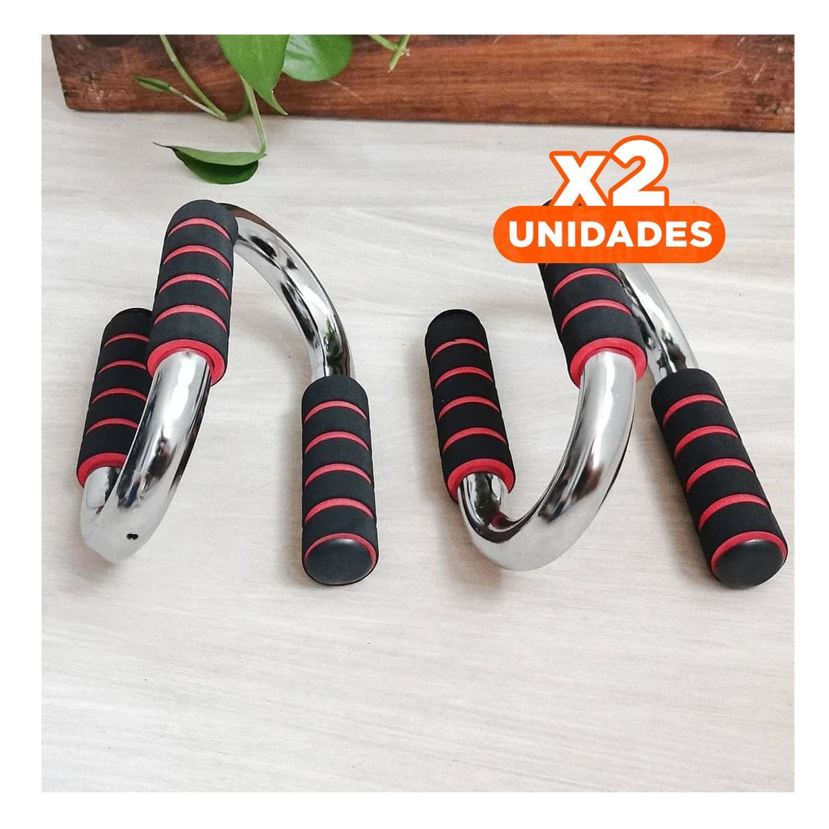 PACK2 IMPLEMENTO DE ENTRENAMIENTO EN FORMA DE S ROJO ANTIDESLIZANTE Y+REGALO STICKER - 1