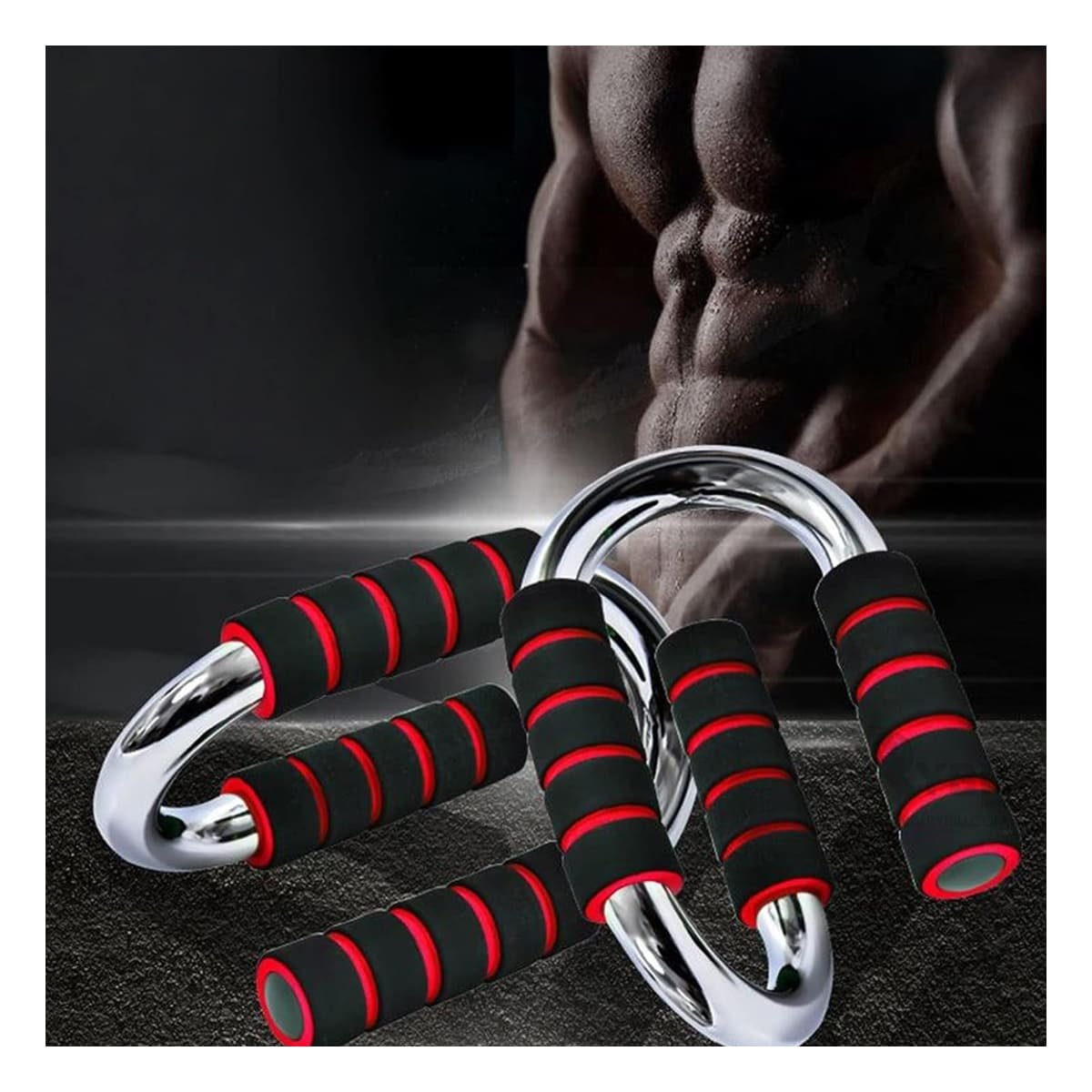 PACK2 IMPLEMENTO DE ENTRENAMIENTO EN FORMA DE S ROJO ANTIDESLIZANTE Y+REGALO STICKER - 5