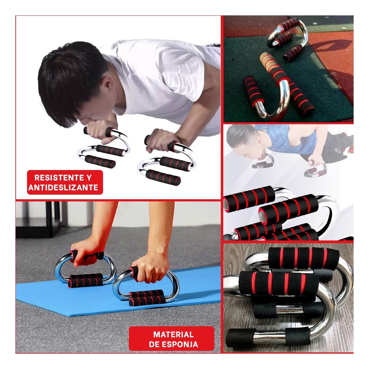 PACK6 DISPOSITIVO DE ENTRENAMIENTO EN FORMA DE S ROJO ESTABLE Y+PAPEL REGALO - 3