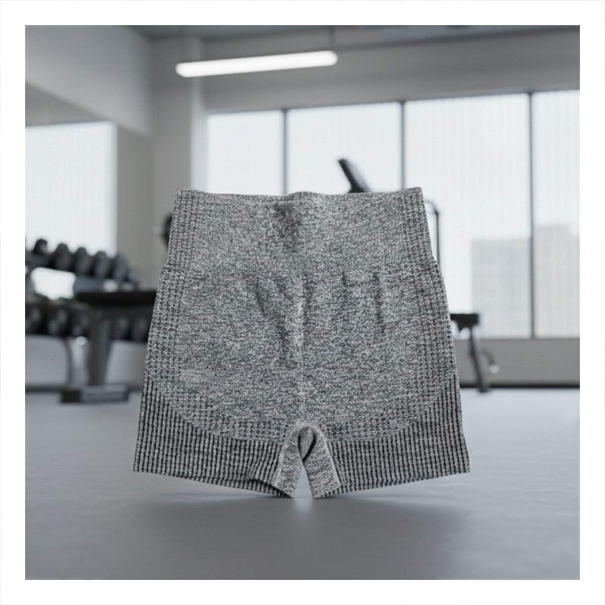 PACK12 EQUIPO RUNNING TOP Y SHORT FITNESS YOGA PLOMO CON TELA FLEXIBLE - 5