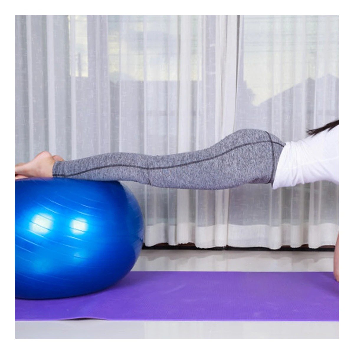 PACK6 CIRCULO DE EJERCICIO 75CM AZUL GRUESO PARA EQUILIBRIO Y+REGALO STICKER - 5