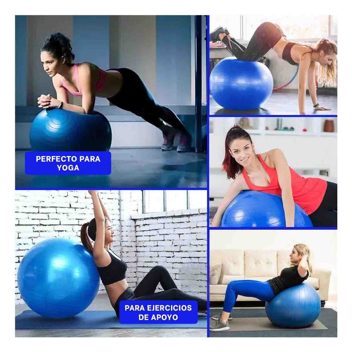 PACK4 PELOTA FUERZA AZUL COMODA Y RESISTENTE CON SUPERFICIE ANTIDESLIZANTE Y+REGALO STICKER - 2