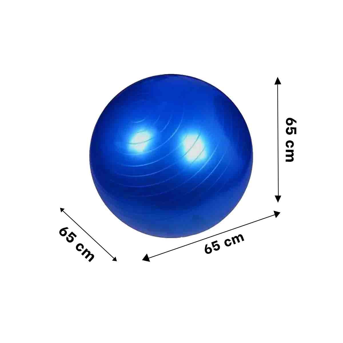 PACK4 PELOTA FUERZA AZUL COMODA Y RESISTENTE CON SUPERFICIE ANTIDESLIZANTE Y+REGALO STICKER - 4