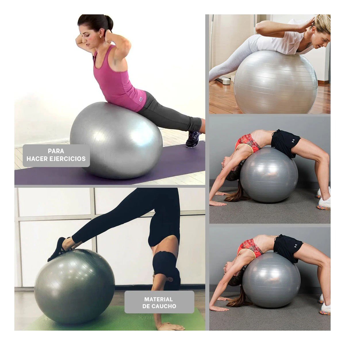 PACK6 CIRCULO DE ENTRENAMIENTO 75CM PLOMO ANTIDESLIZANTE PARA CASA Y+PAPEL REGALO - 3