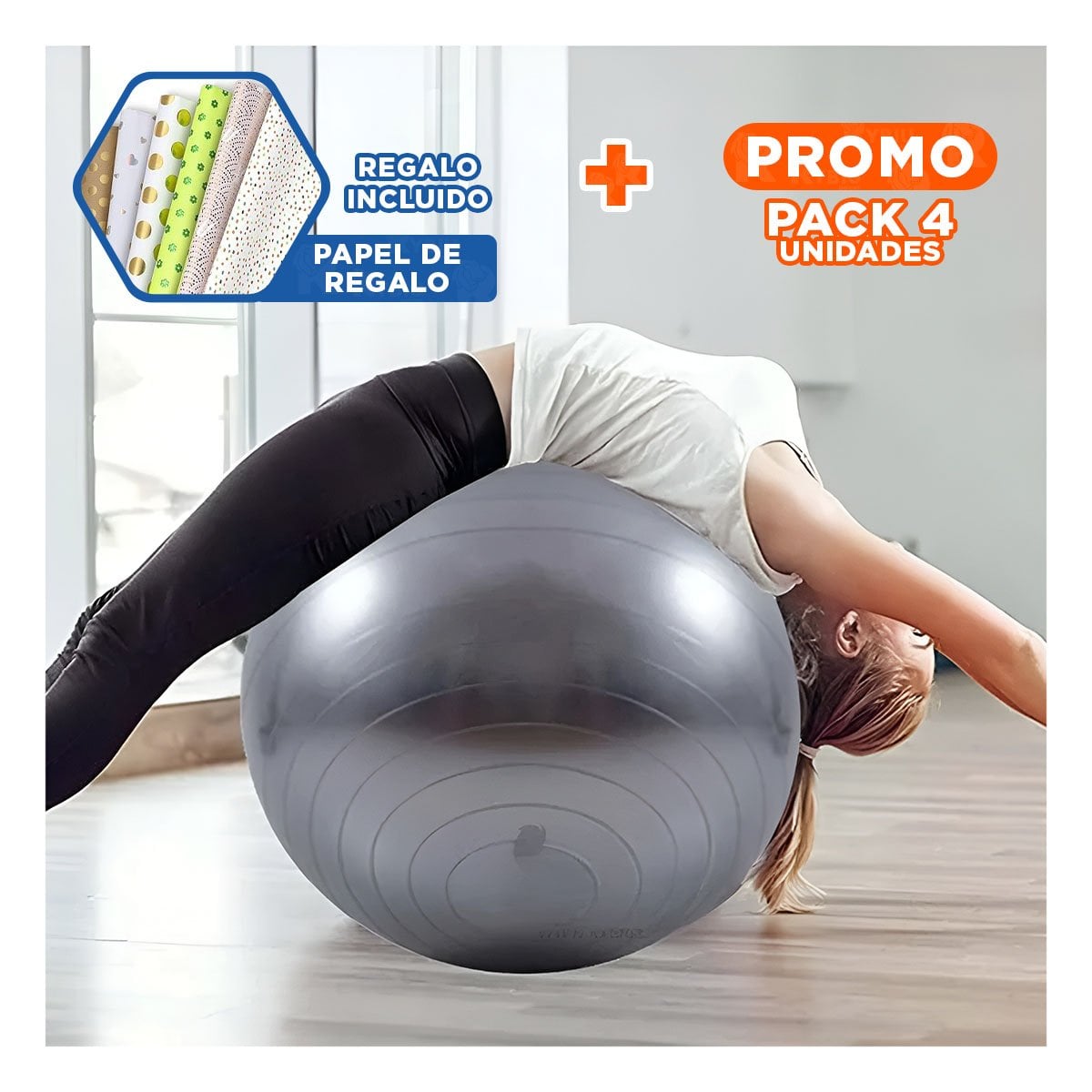 PACK4 DISCO BALANCE COMODO Y ESTABLE CON TEXTURA FIRME PARA ENTRENAMIENTO Y+PAPEL REGALO - 1