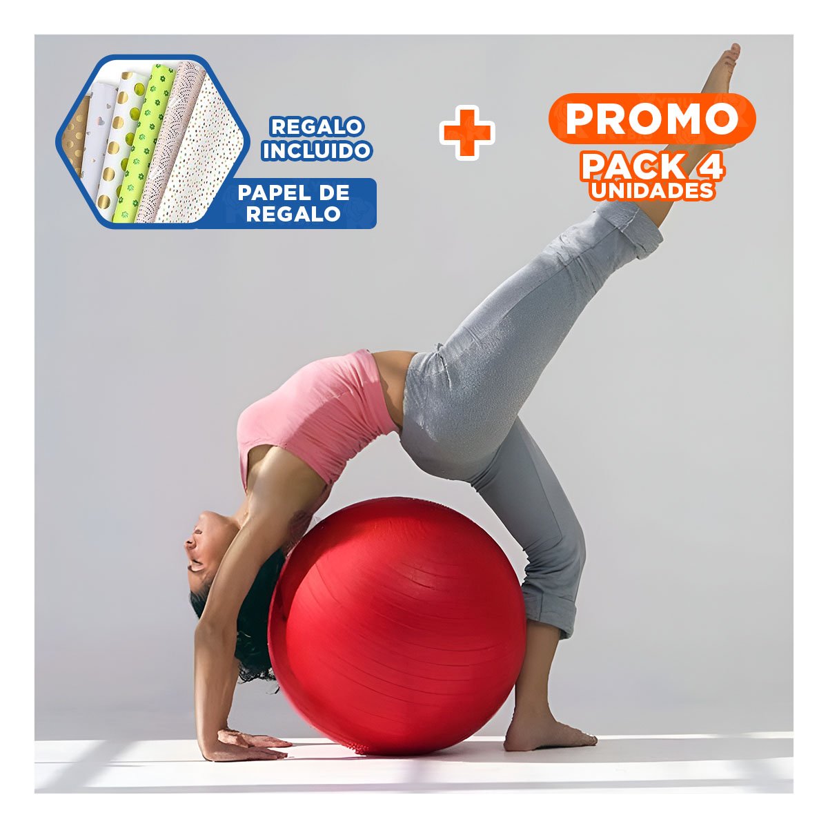 PACK6 BALON CORE ESTABLE Y SEGURO CON MATERIAL DURABLE PARA ENTRENAMIENTO EN CASA - 1