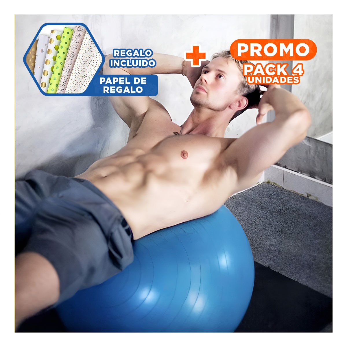 PACK4 DISCO BALANCE RESISTENTE Y SEGURO CON MATERIAL ANTIDESLIZANTE Y+PAPEL REGALO - 1