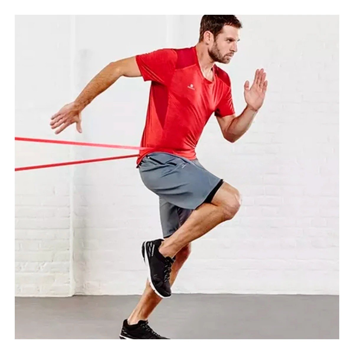 PACK2 TIRA ROJA 7 A 16KG PARA FORTALECER CORE Y+REGALO STICKER - 5