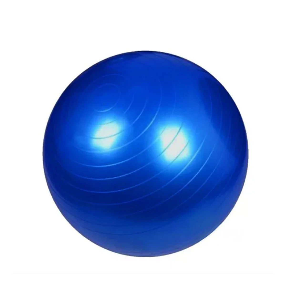ESFERA FITNESS 75CM AZUL ANTIDESLIZANTE PARA PILATES Y+PAPEL REGALO - 1
