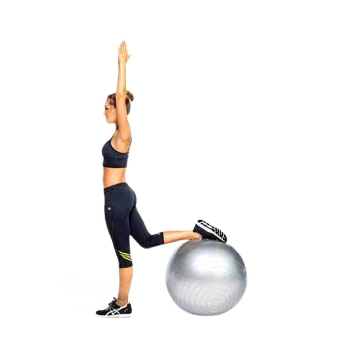 ESFERA DE YOGA 75CM PLOMO PROFESIONAL PARA EQUILIBRIO Y+PAPEL REGALO - 1