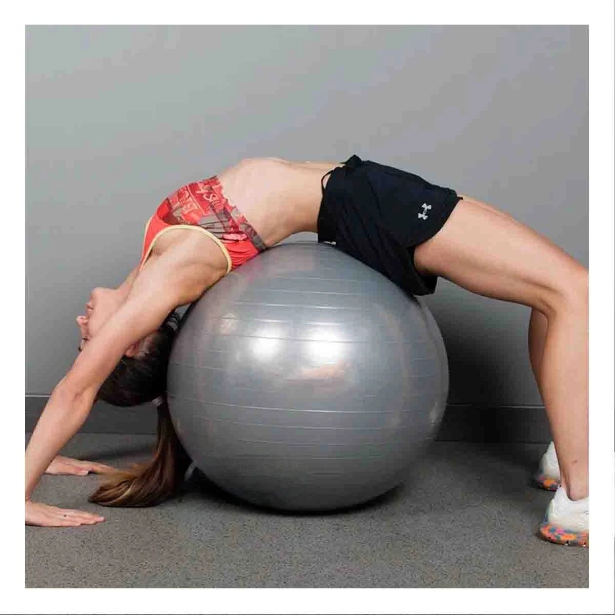 ESFERA DE YOGA 75CM PLOMO PROFESIONAL PARA EQUILIBRIO Y+PAPEL REGALO - 3