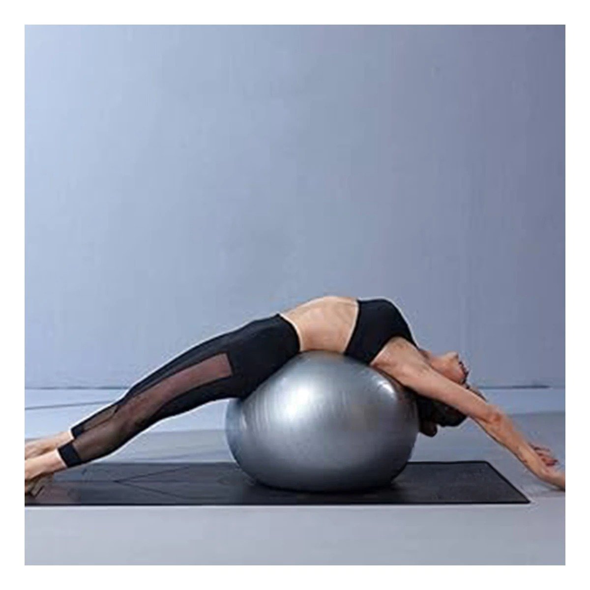 BOLA DE EJERCICIO 65CM PLOMO DURADERA PARA CORE - 1