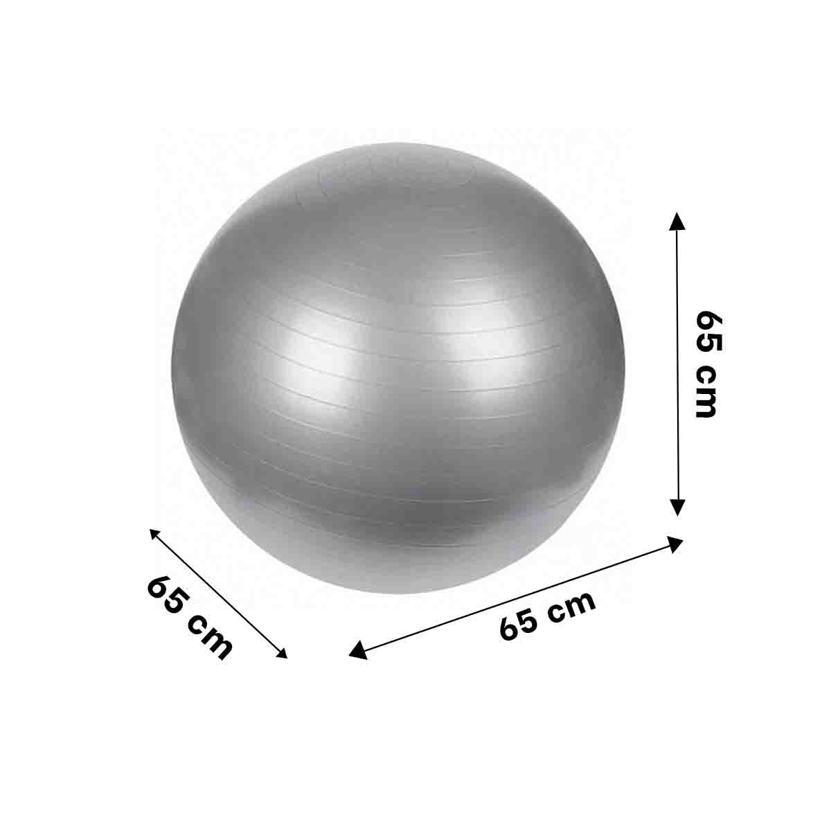 PACK4 PELOTON DE EJERCICIO 65CM PLOMO RESISTENTE PARA RUTINAS Y+REGALO STICKER - 4