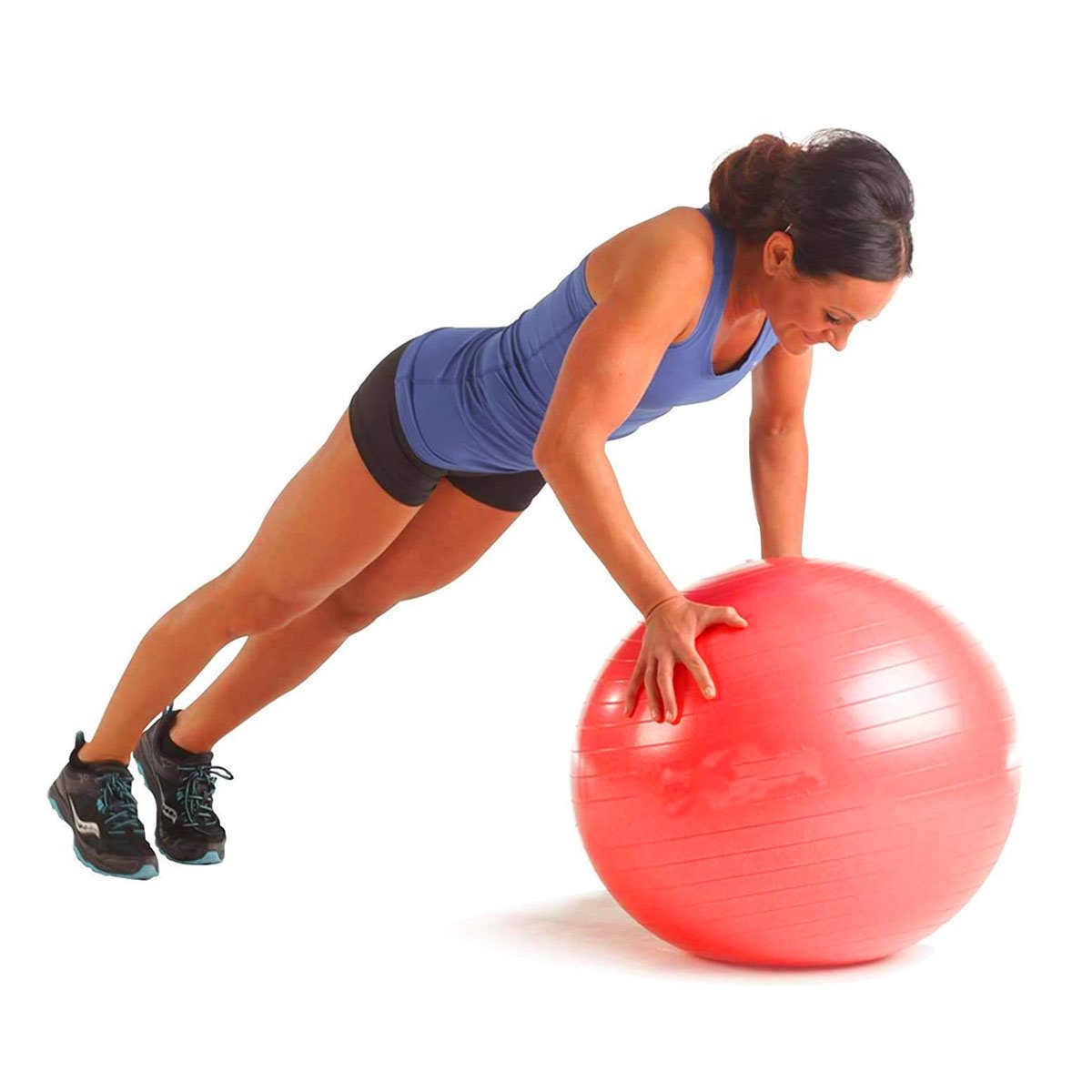 PACK6 CIRCULO DE PILATES 65CM ROJO REFORZADO PARA CORE Y+REGALO STICKER - 2