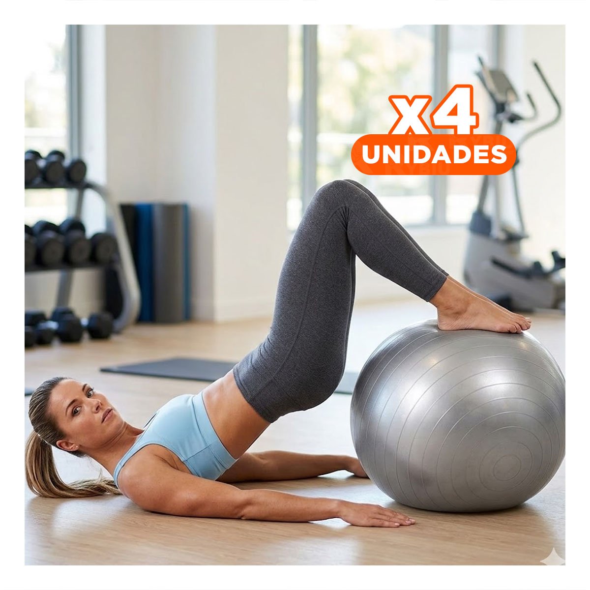 PACK4 PELOTON DE ENTRENAMIENTO 65CM PLOMO REFORZADO PARA CASA - 1