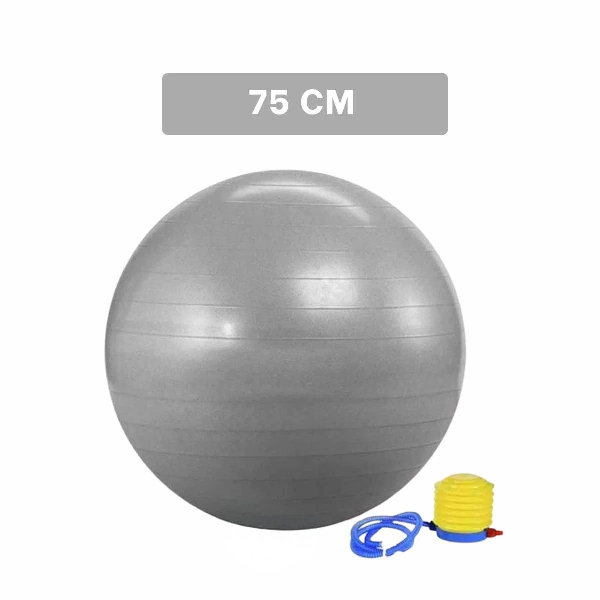 BOLA DE EJERCICIO 75CM PLOMO DURADERA PARA CORE - 4