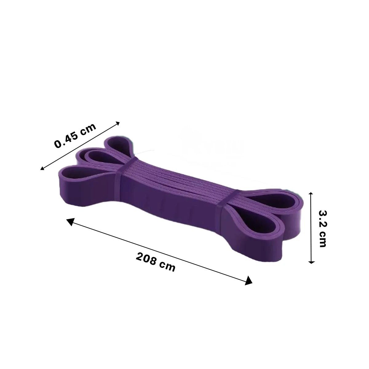 PACK4 ACCESORIO FITNESS MORADO 16 A 39KG PARA CALISTENIA EN CASA Y+REGALO STICKER - 4