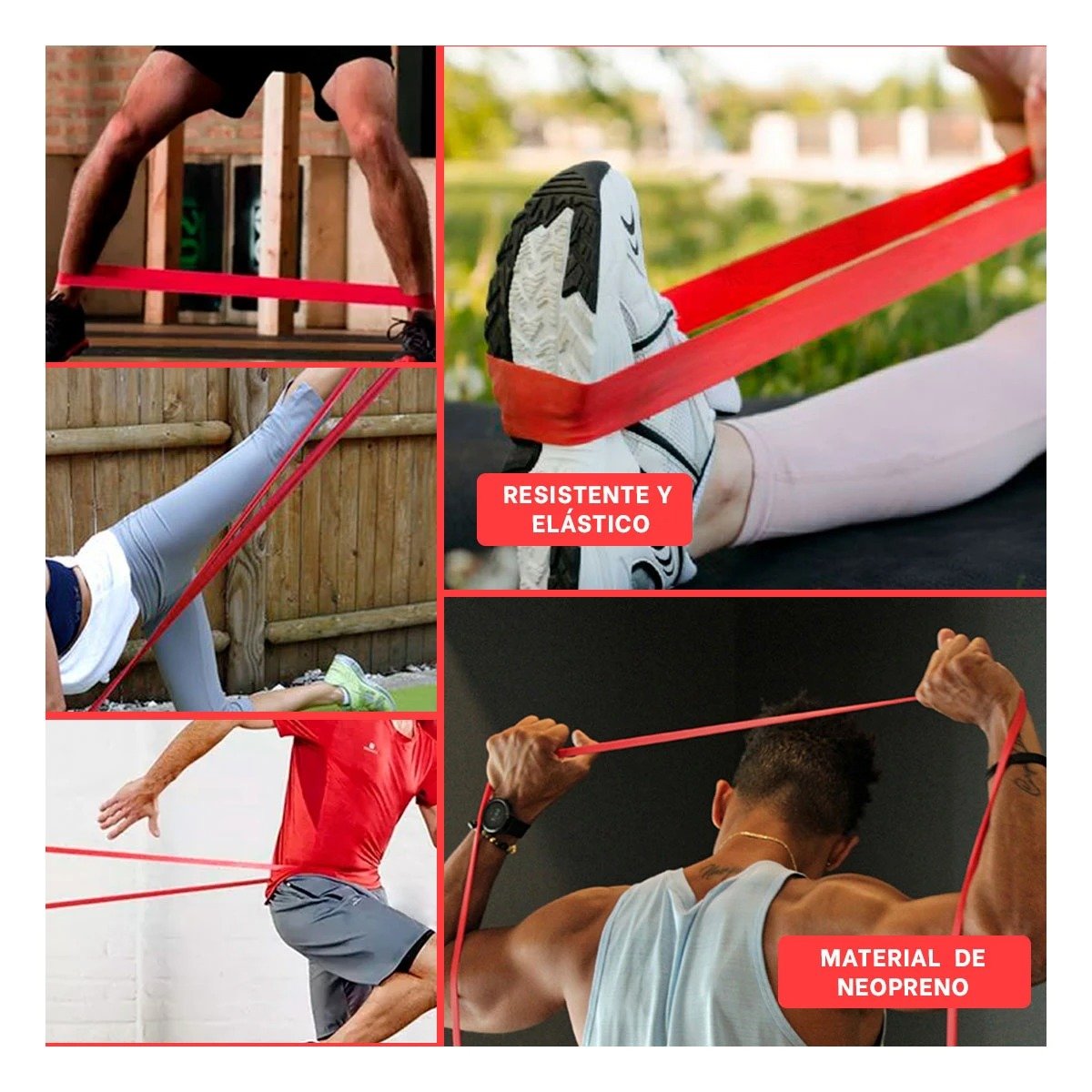 PACK12 EQUIPO PORTATIL ROJO 7 A 16KG PARA EJERCICIOS FUNCIONALES Y+PAPEL REGALO - 2