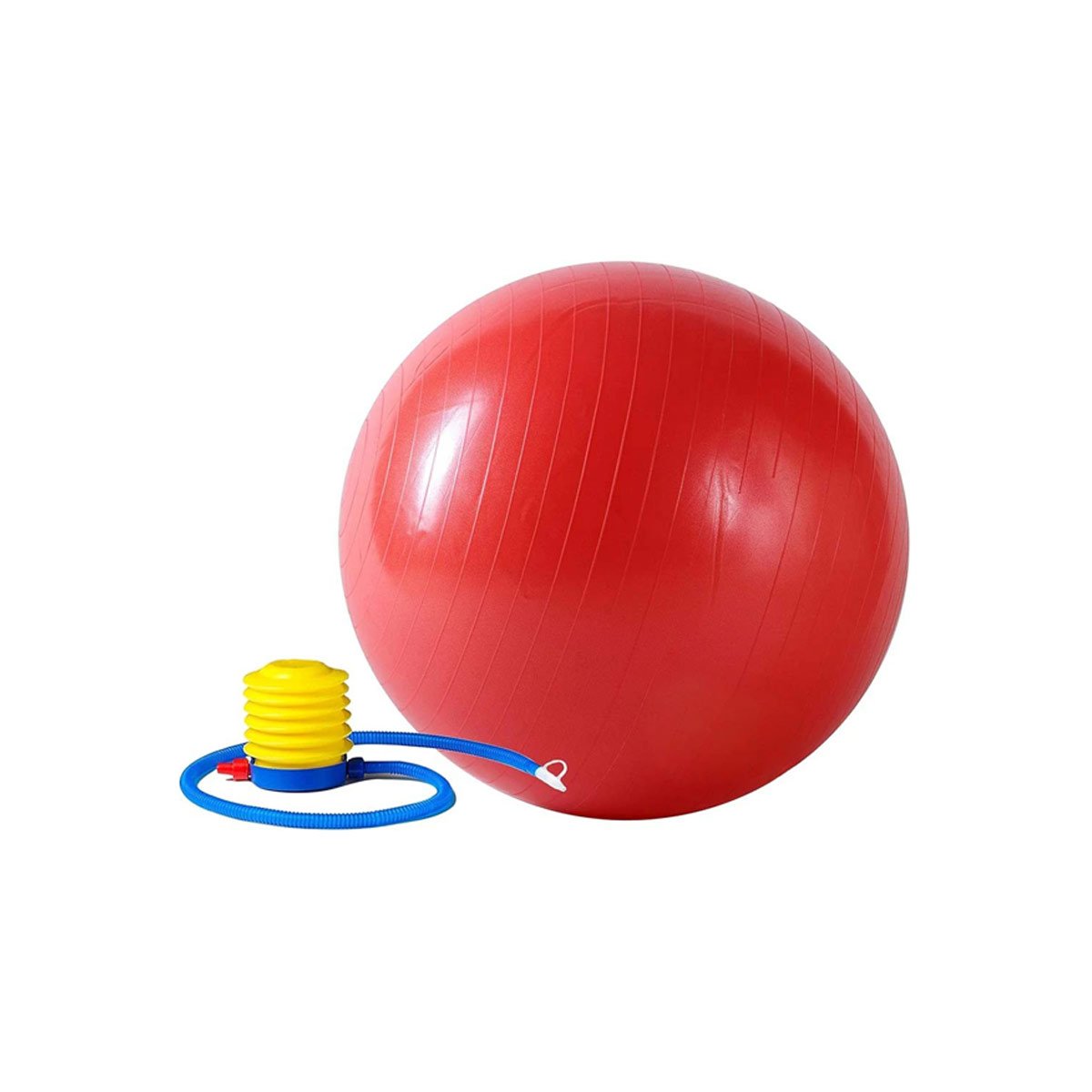 PACK4 PELOTON DE PILATES 65CM ROJO GRUESO PARA CORE Y+PAPEL REGALO - 3