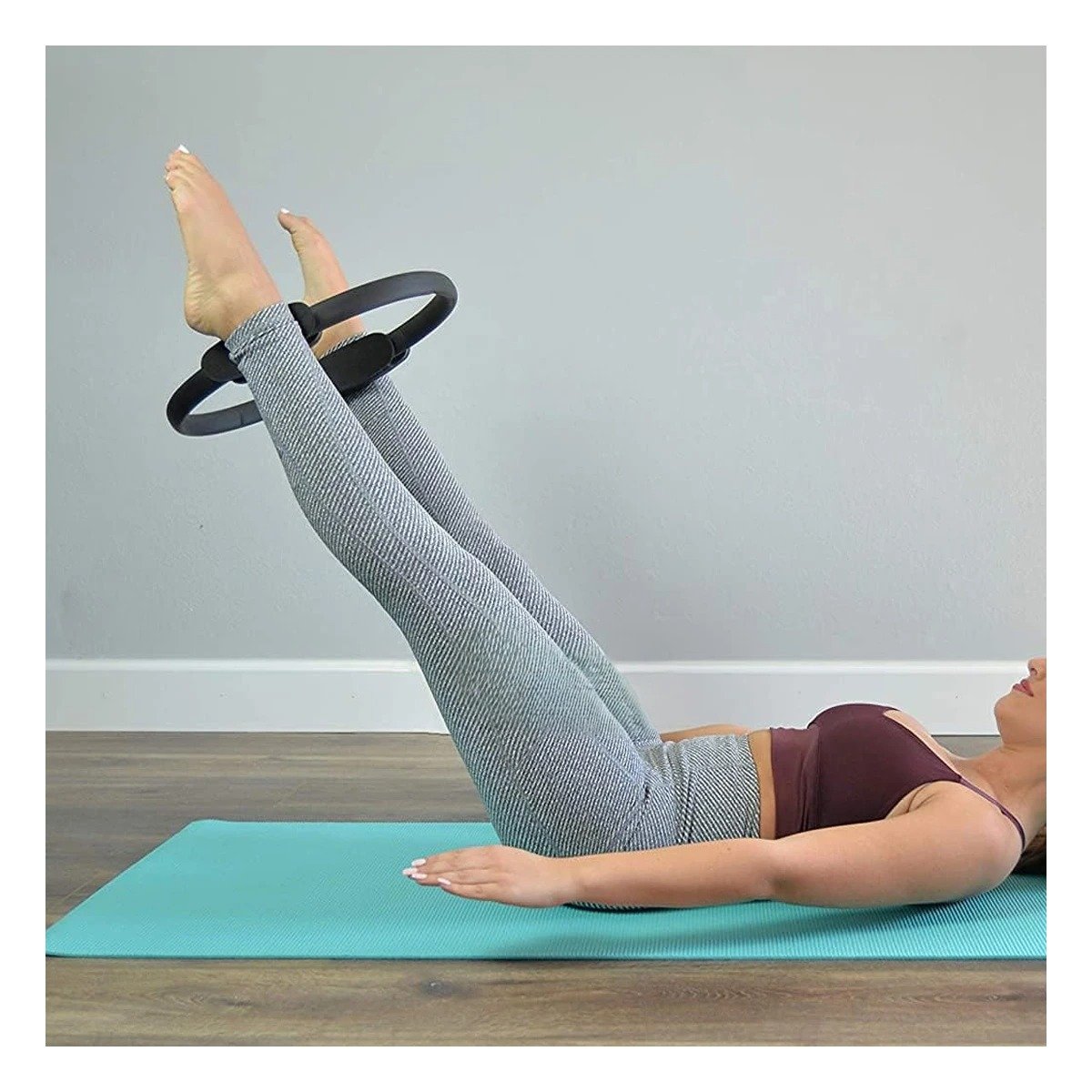 PACK4 RUEDA ENTRENAMIENTO 40 CM NEGRO PARA EJERCICIOS DE EQUILIBRIO Y FUERZA - 2