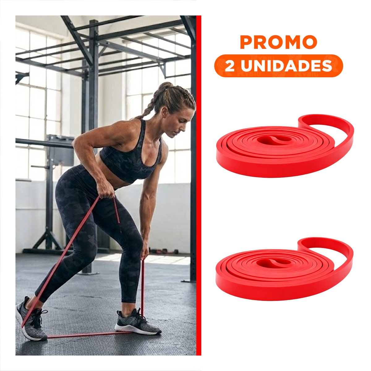 PACK2 TIRA ROJA 7 A 16KG PARA RUTINAS DE ESPALDA - 1