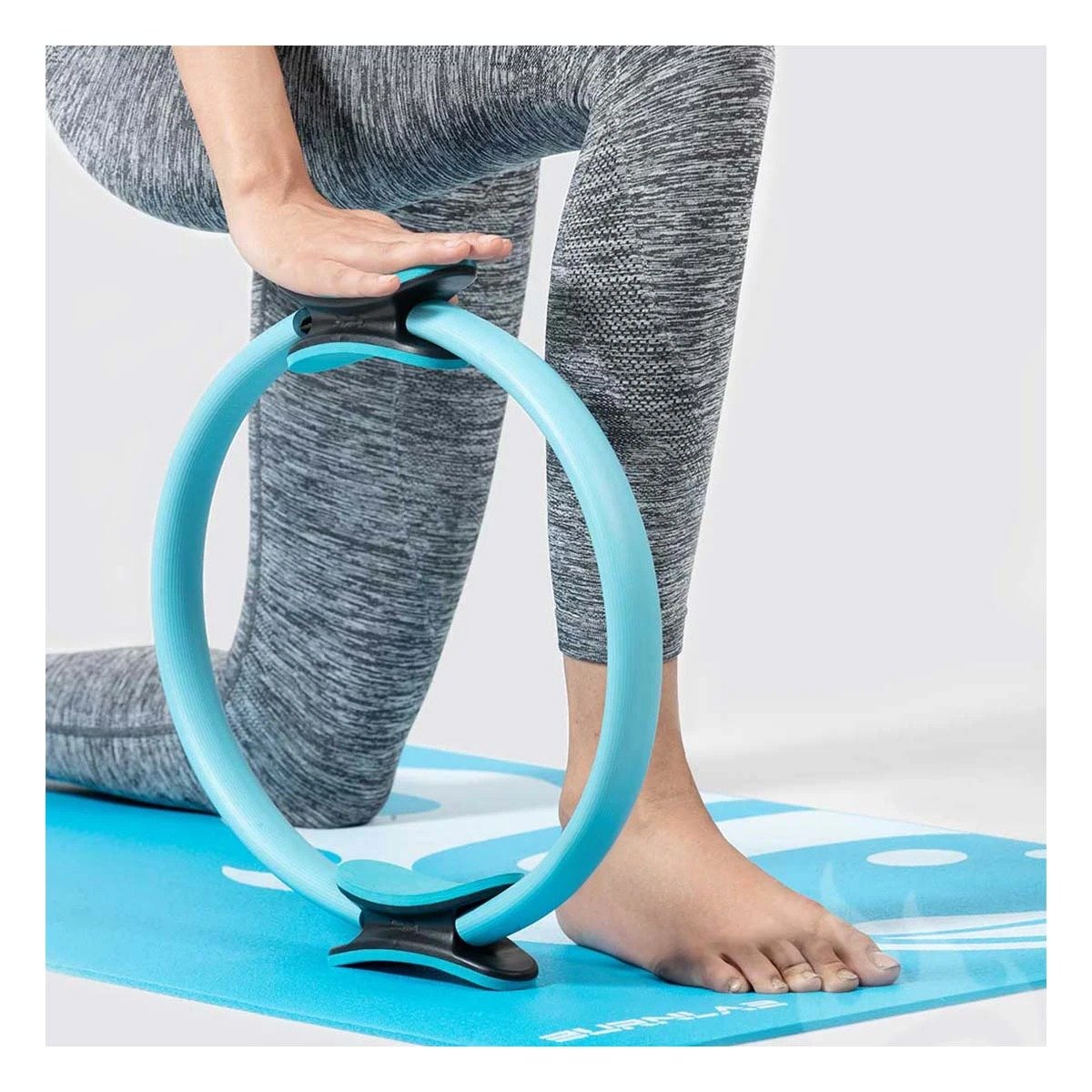 PACK4 CIRCULO FUNCIONAL 40 CM CELESTE PARA EJERCICIOS COMPLETOS DE CUERPO Y+REGALO STICKER - 5