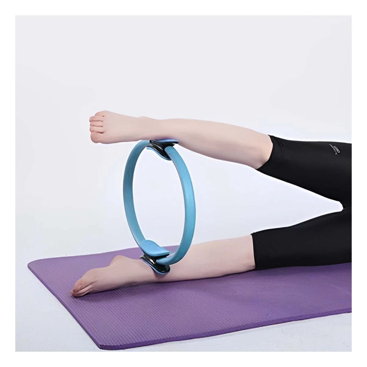 CIRCULO FUNCIONAL 40 CM CELESTE PARA TONIFICAR BRAZOS PIERNAS Y ABDOMEN Y+POST IT - 2