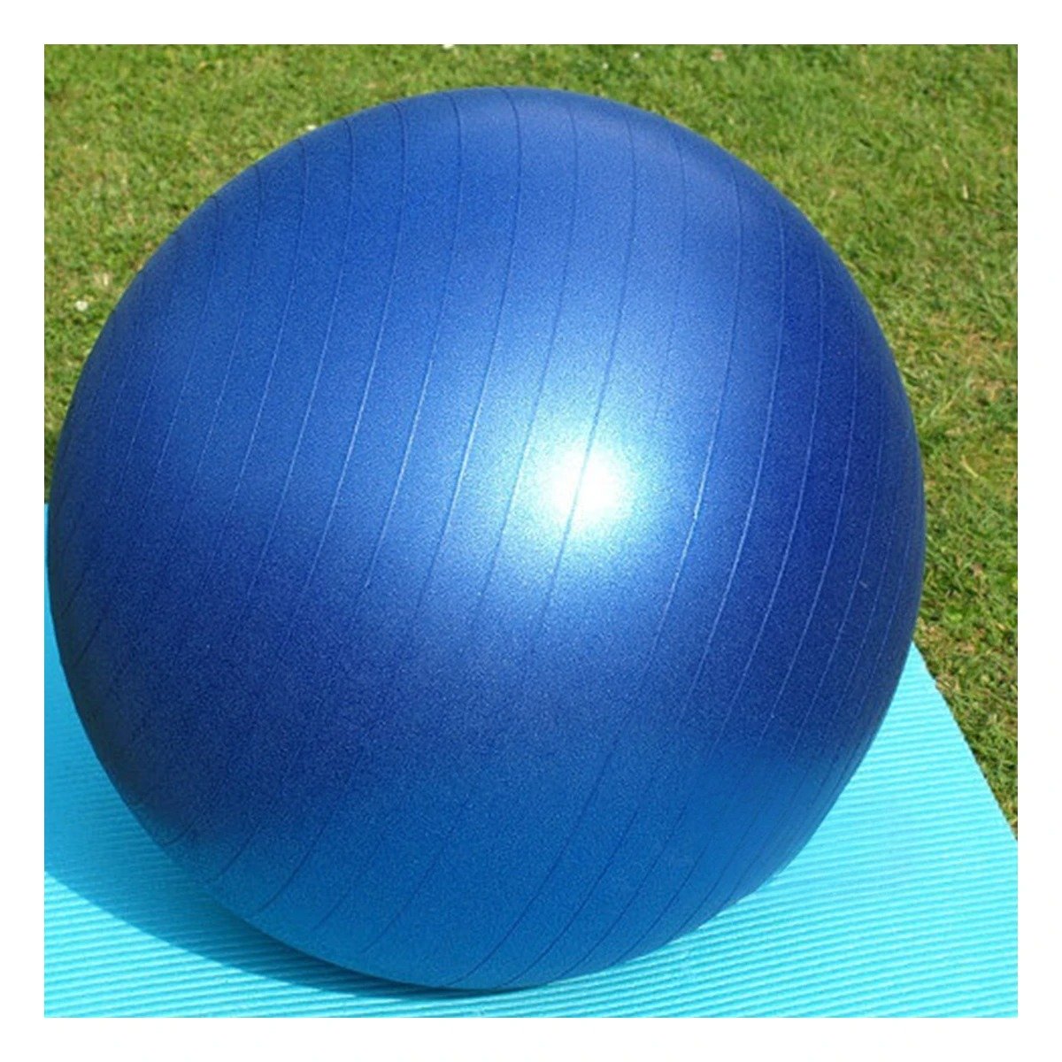 ESFERA DE YOGA 75CM AZUL PROFESIONAL PARA EQUILIBRIO - 1