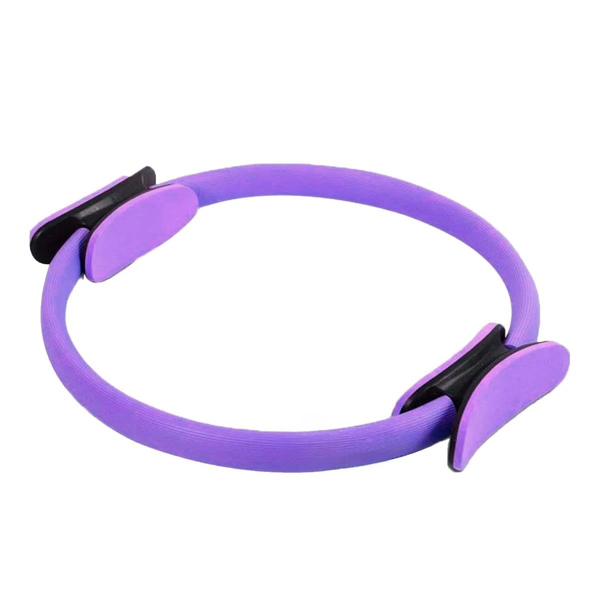 PELOTA PILATES 55 CM MORADO PARA MEJORAR POSTURA FLEXIBILIDAD Y EQUILIBRIO Y+LIGAS REGALO - 3