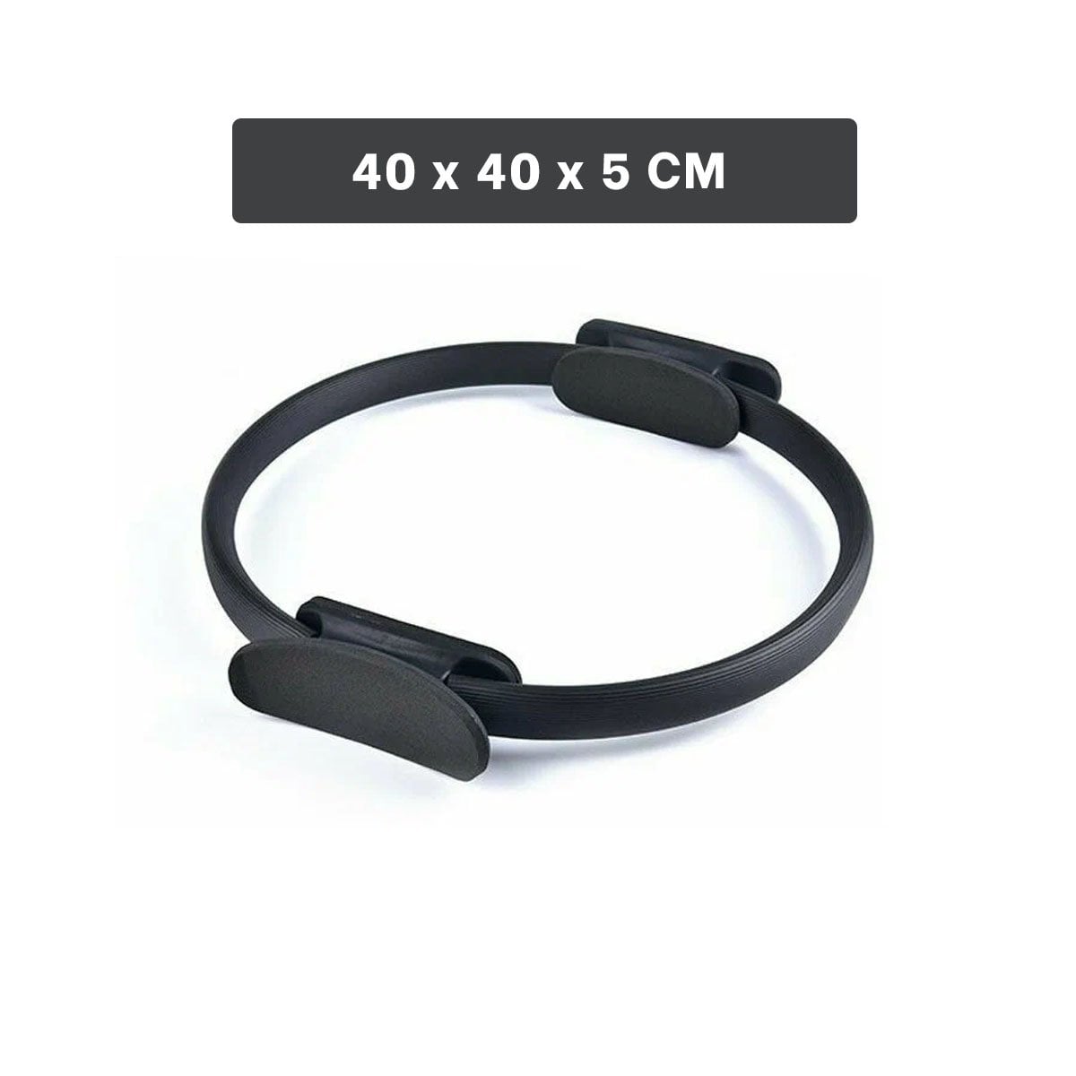PACK2 CIRCULO PILATES 40 CM NEGRO PARA TONIFICAR MUSCULOS Y POSTURA Y+PAPEL REGALO - 4