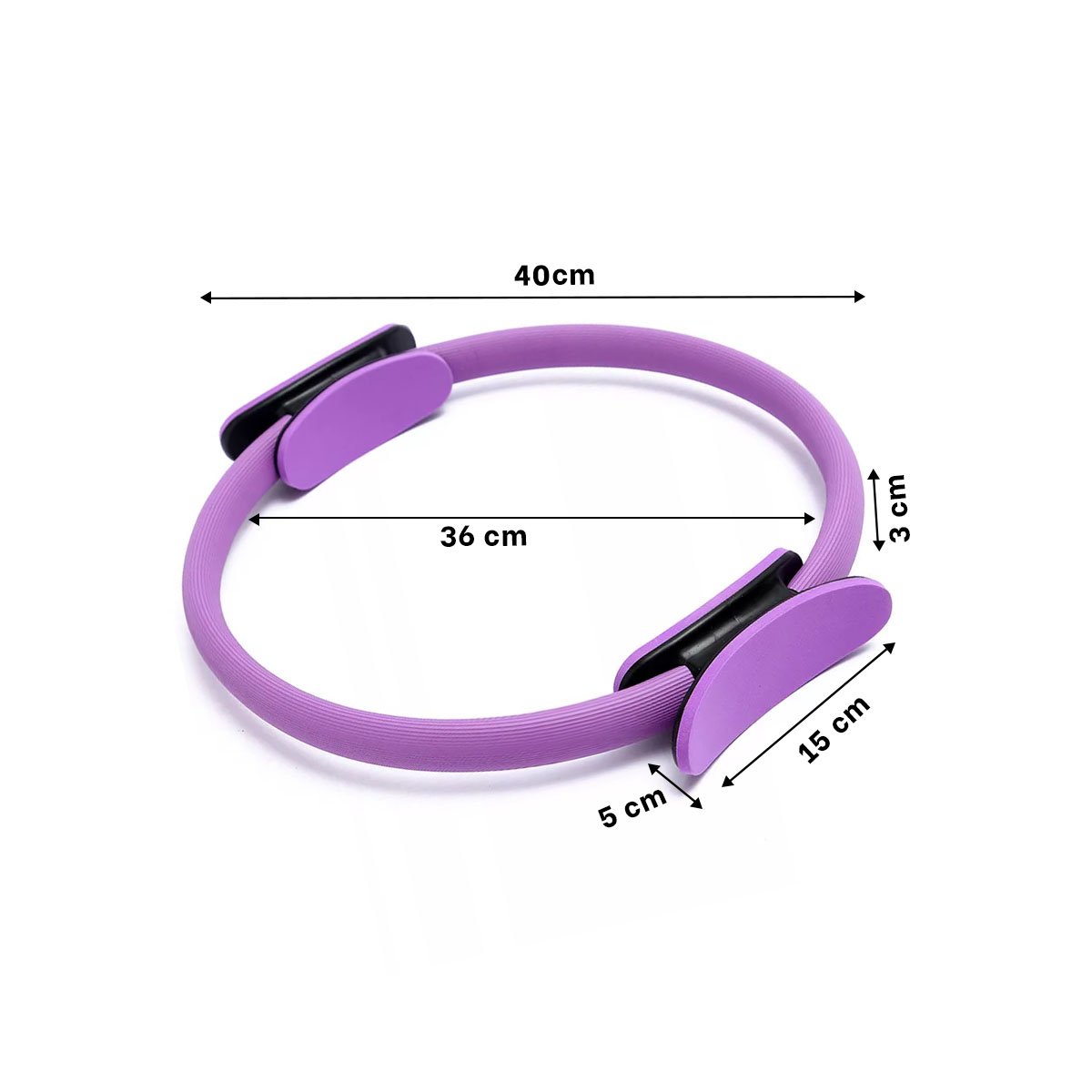PACK4 PELOTA PILATES 55 CM MORADO PARA TONIFICAR MUSCULOS MEJORANDO FLEXIBILIDAD Y+PAPEL REGALO - 4