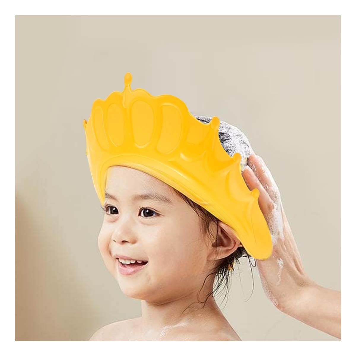 COBERTURA DE DUCHA AJUSTABLE PARA NINOS AMARILLO MOL 2 COMODA Y+PAPEL REGALO - 2