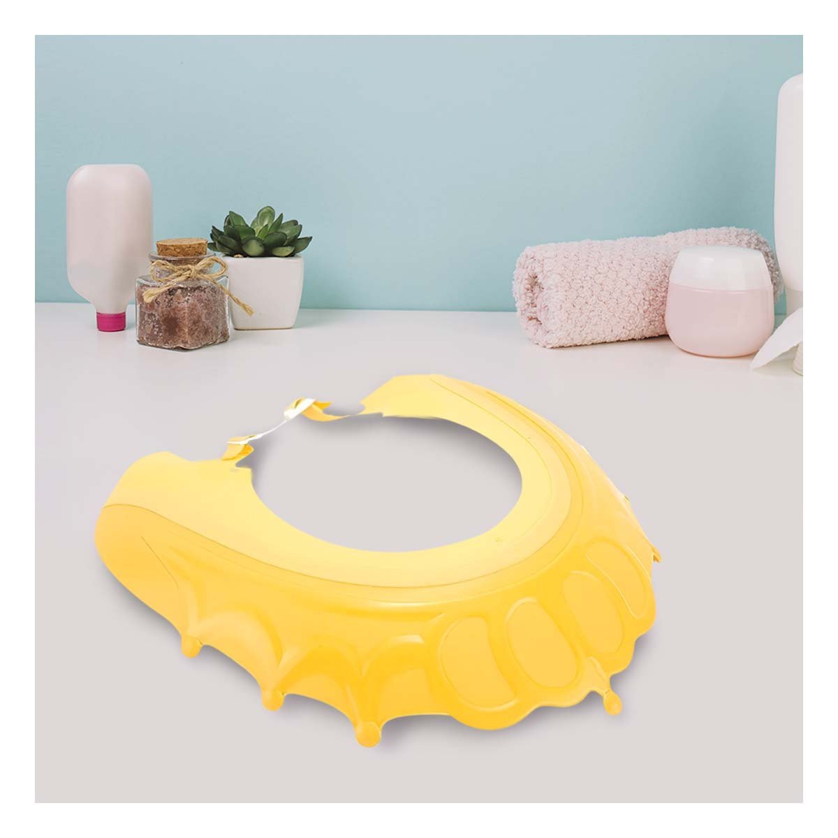 COBERTURA DE DUCHA AJUSTABLE PARA NINOS AMARILLO MOL 2 COMODA Y+PAPEL REGALO - 3
