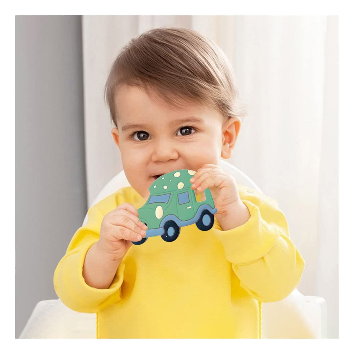 PACK4 COMPLEMENTO SENSORIAL DE SILICONA CON FORMA DE CARRO VERDE - 2