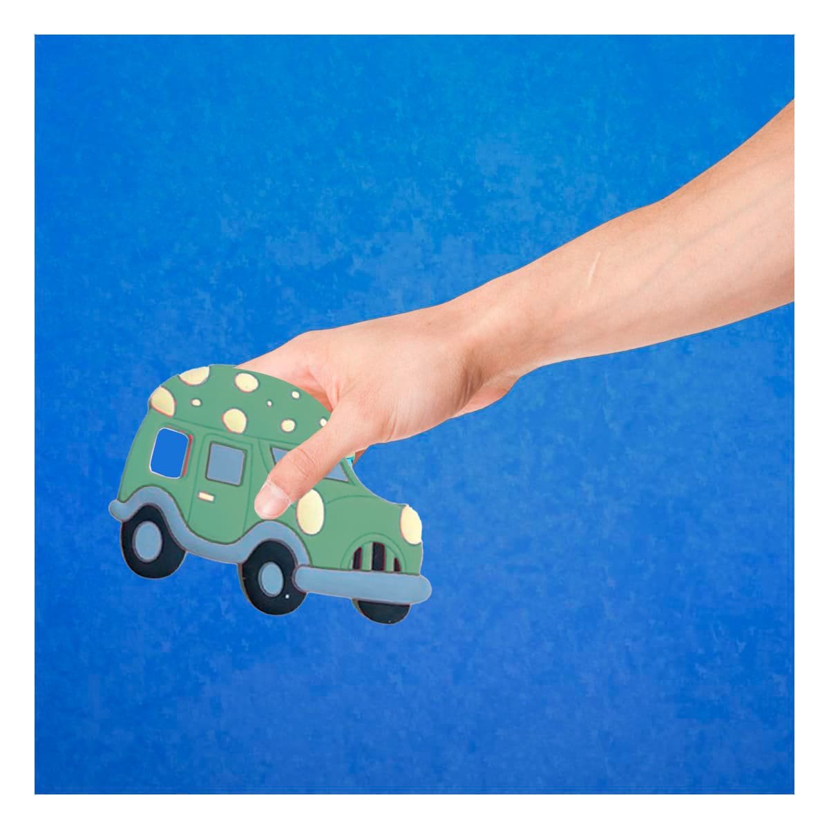 PACK4 COMPLEMENTO SENSORIAL DE SILICONA CON FORMA DE CARRO VERDE - 5