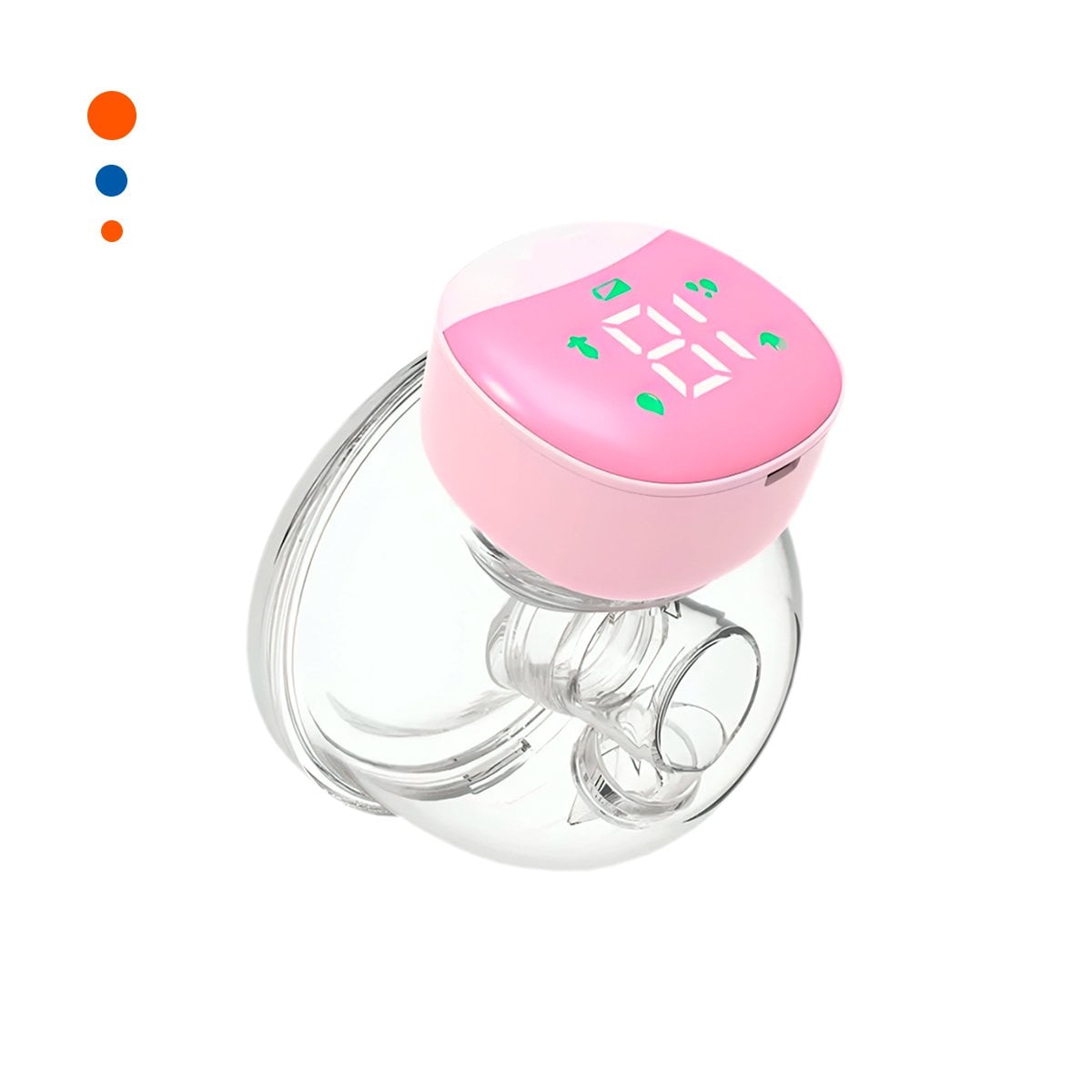 DISPOSITIVO PORTATIL ELECTRICO LECHE ROSADO FACIL Y SEGURO PARA USO Y+PAPEL REGALO - 1