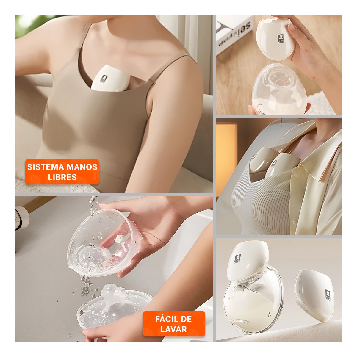 DISPOSITIVO PORTATIL ELECTRICO LECHE BLANCO FACIL Y SEGURO PARA USO Y+POST IT - 5