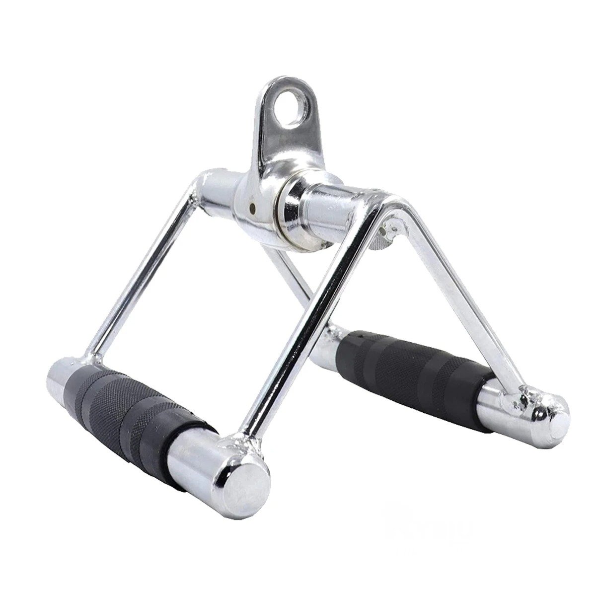 MANIJA POLEA 360 GRADOS PLATEADO CON MATERIAL ANTIDESLIZANTE PARA RUTINAS Y+LIGAS REGALO - 3