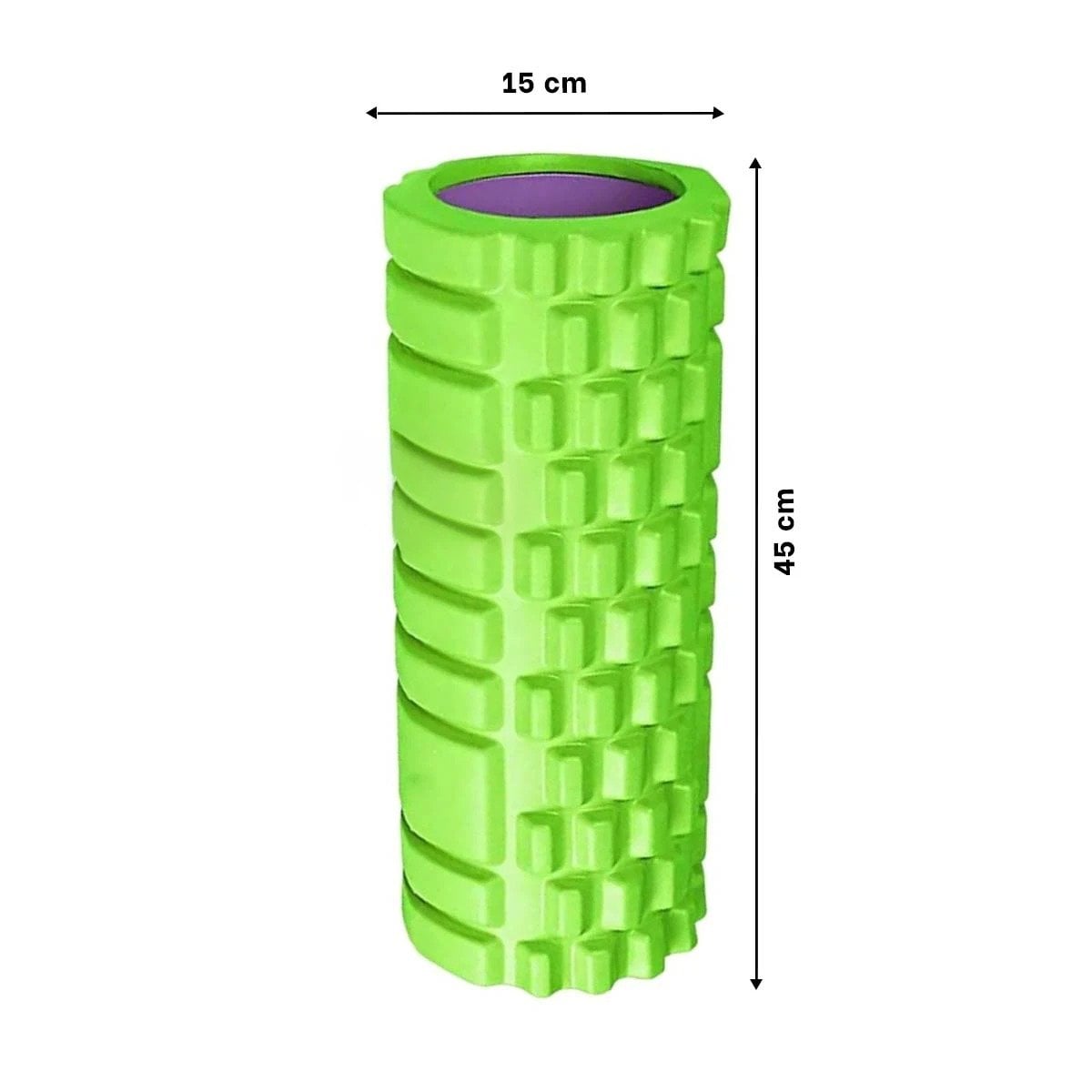 PACK4 CILINDRO ROLLER VERDE PARA ACTIVIDAD FISICA Y RELAJACION MUSCULAR EN CASA Y+PAPEL REGALO - 4