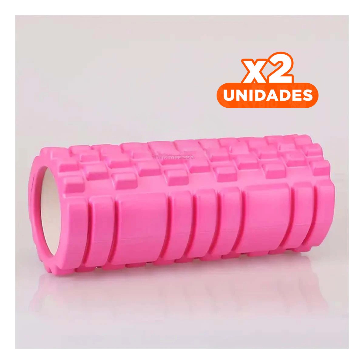 PACK2 RUEDA ROLLER ROSADO CON AJUSTE SEGURO PARA ENTRENAMIENTO Y RECUPERACION Y+REGALO STICKER - 1