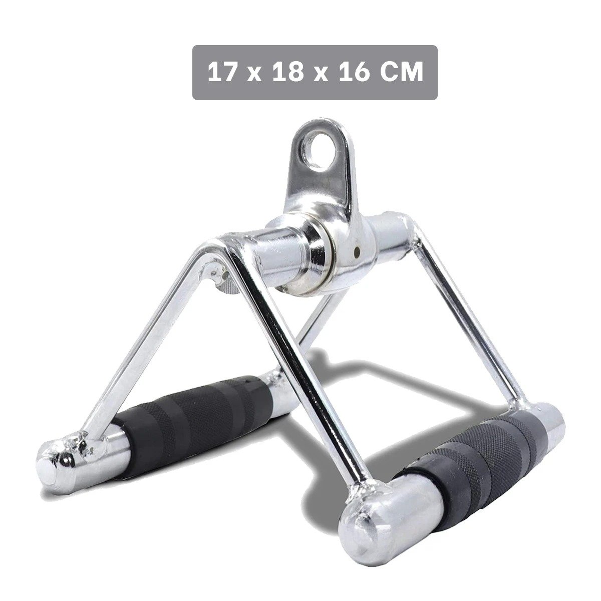 MANIJA POLEA 360 GRADOS PLATEADO PARA ENTRENAMIENTO DE FUERZA Y+REGALO STICKER - 4