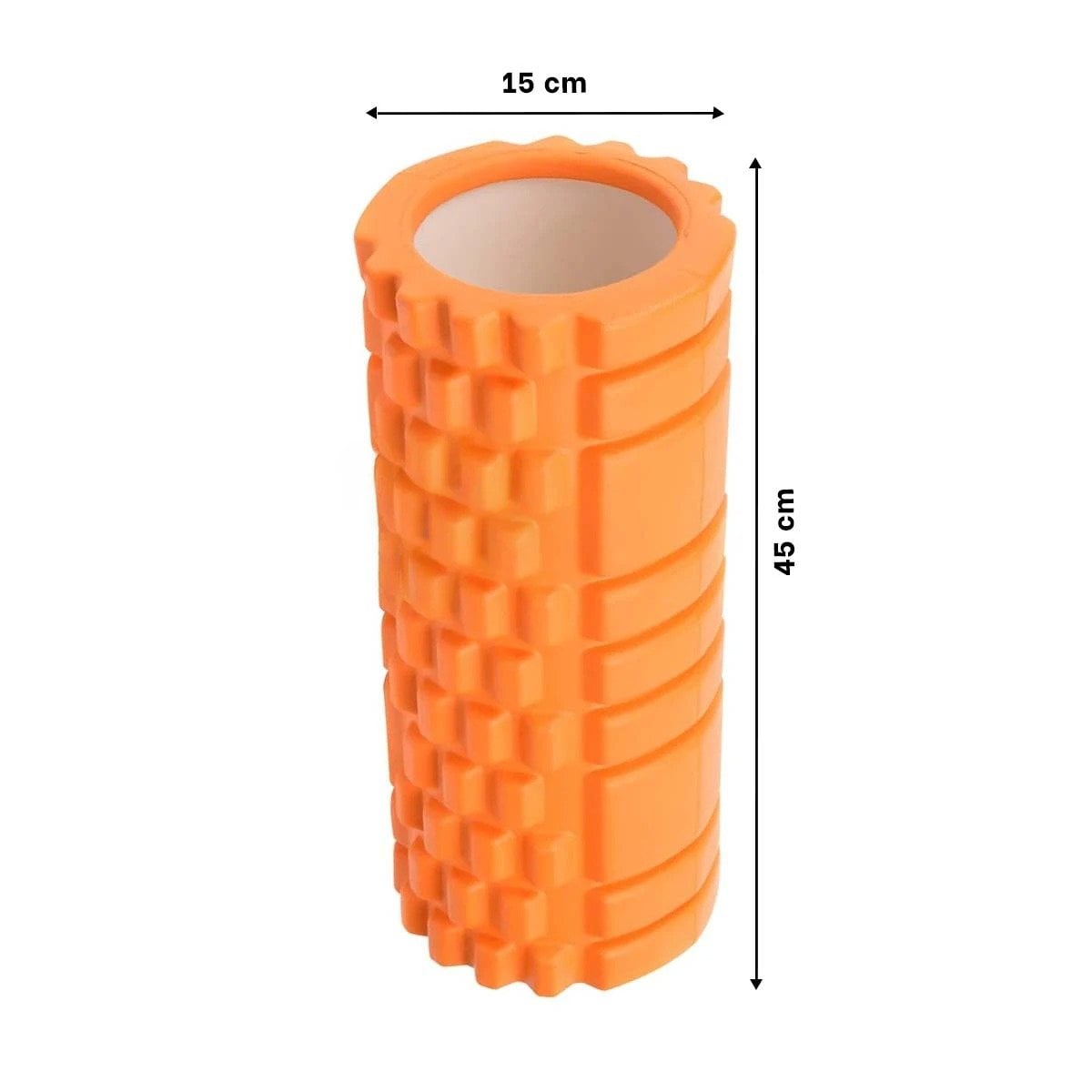 PACK4 CILINDRO ROLLER NARANJA PARA ACTIVIDAD FISICA Y RELAJACION MUSCULAR Y+PAPEL REGALO - 4