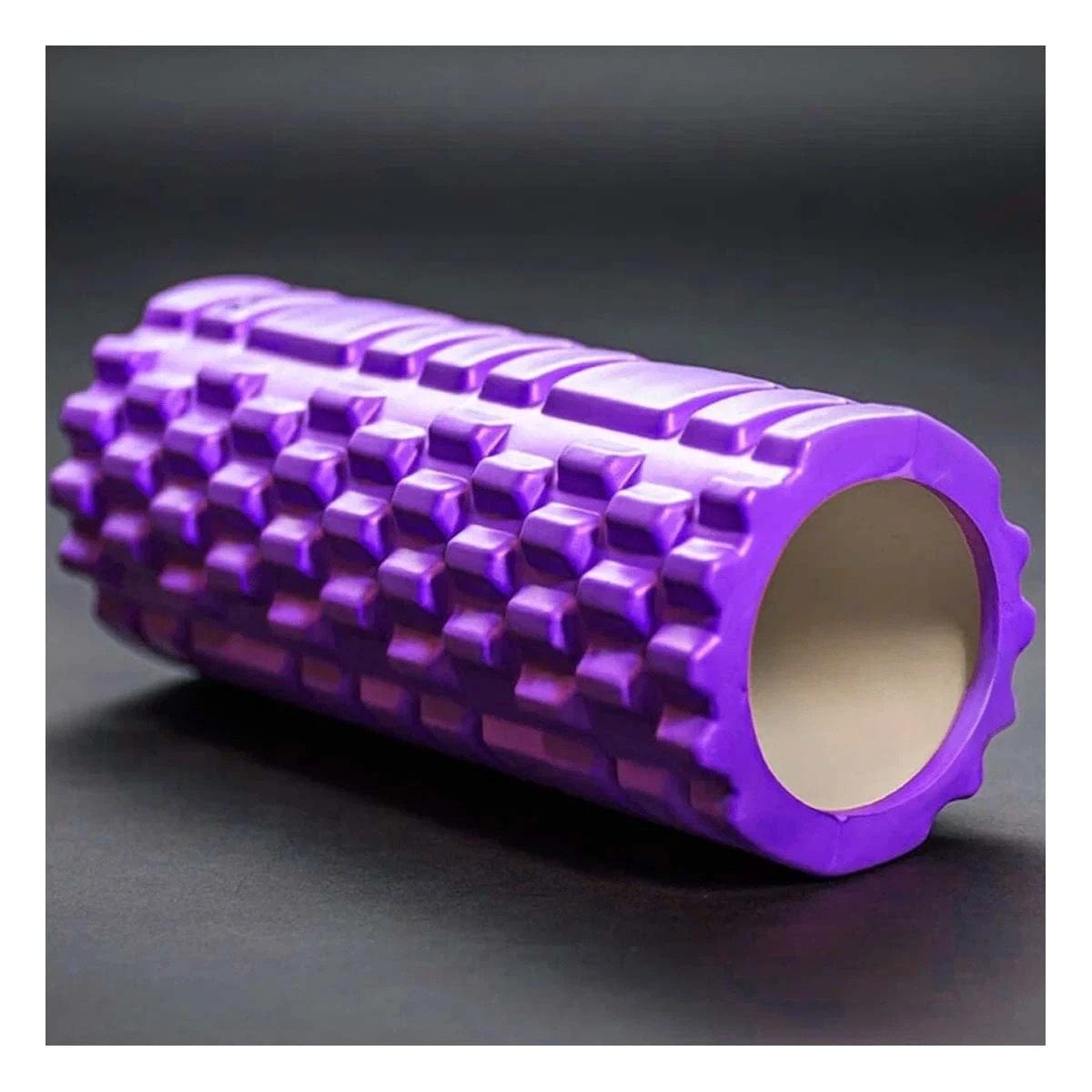 PACK4 RODILLO DEPORTIVO ROLLER MORADO PARA EJERCICIOS DE MUSCULOS Y ESTIRAMIENTOS - 3