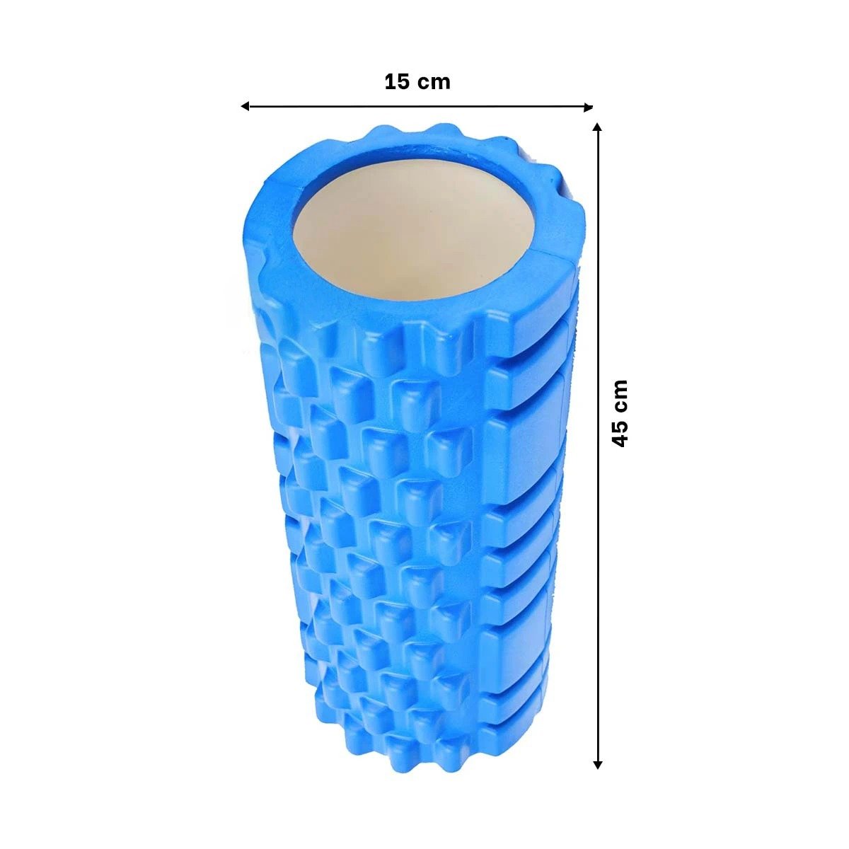 PACK4 CILINDRO ROLLER CELESTE PARA ACTIVIDAD FISICA Y RELAJACION MUSCULAR Y+PAPEL REGALO - 4