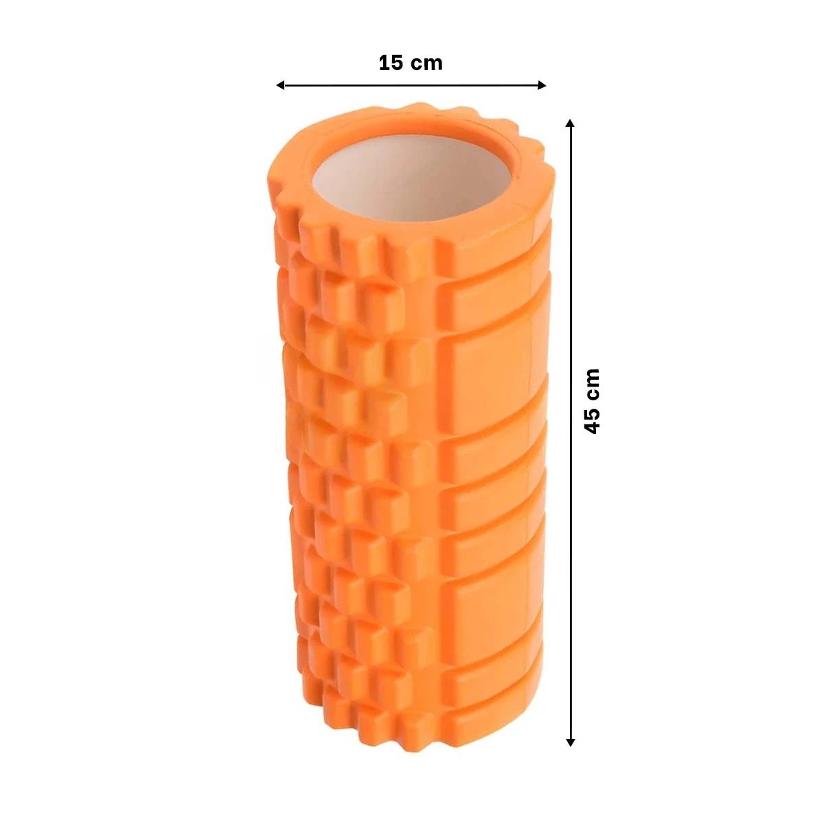 PACK6 RODILLO ROLLER NARANJA PARA ESTIRAMIENTOS PROFUNDOS Y RELAJACION MUSCULAR - 4