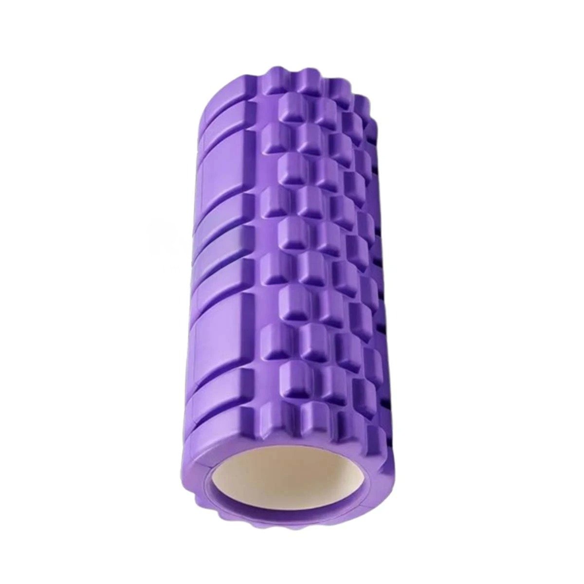 PACK4 CILINDRO ROLLER MORADO PARA ACTIVIDAD FISICA Y RELAJACION MUSCULAR EN CASA Y+PAPEL REGALO - 3